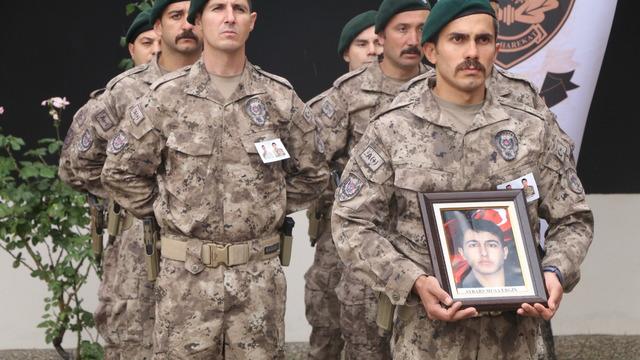 Çankırı'da trafik kazasında hayatını kaybeden 2 özel harekat kursiyeri için tören düzenlendi