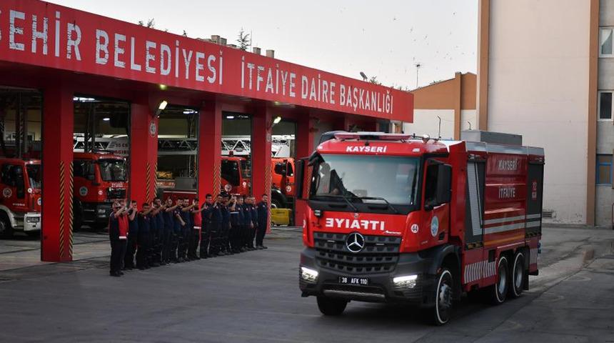 Kayseri itfaiyesinden Manisa'ya destek!