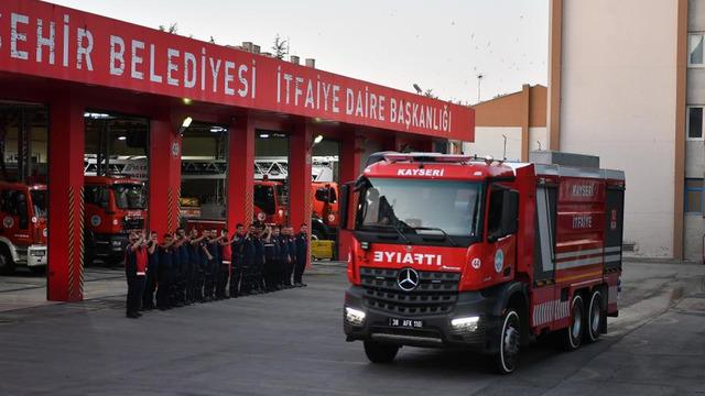 Kayseri itfaiyesinden Manisa'ya destek!
