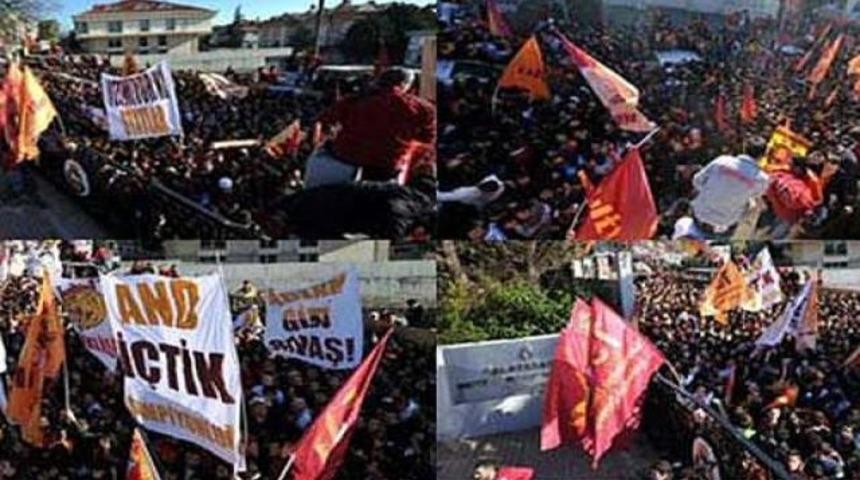 Florya'da m&uuml;thiş uğurlama! (Video)