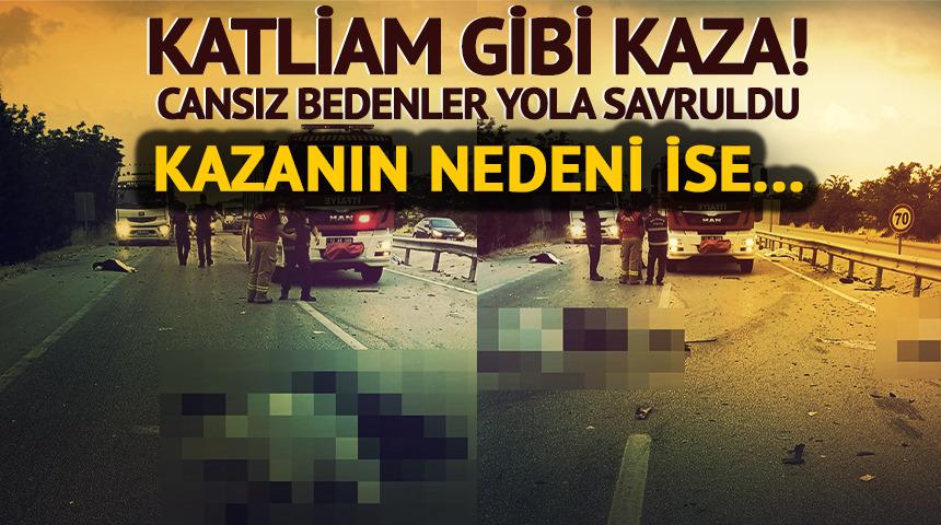 Susurluk'ta katliam gibi kaza! 4 kişi hayatını kaybetti: Cansız bedenler etrafa savruldu