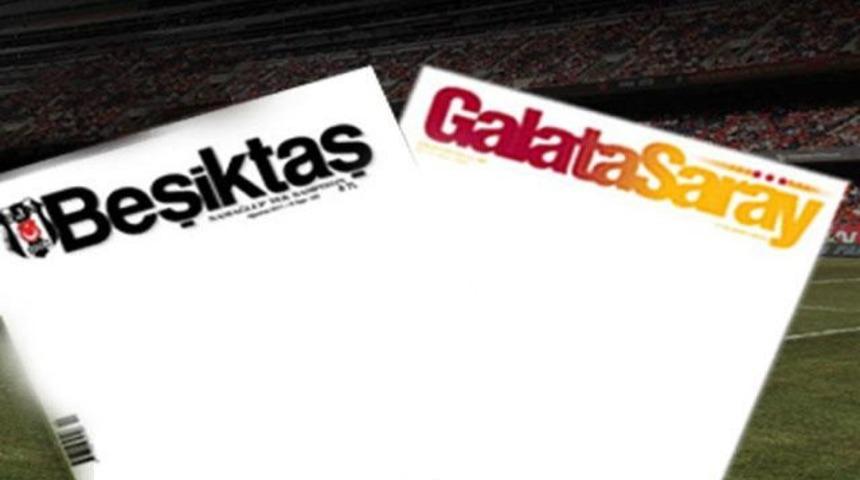 G.Saray ve Beşiktaş Dergileri'nde beyaz kapak!