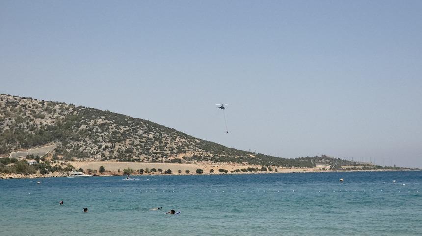 Mersin'de ağaçlık alanda çıkan yangın söndürüldü