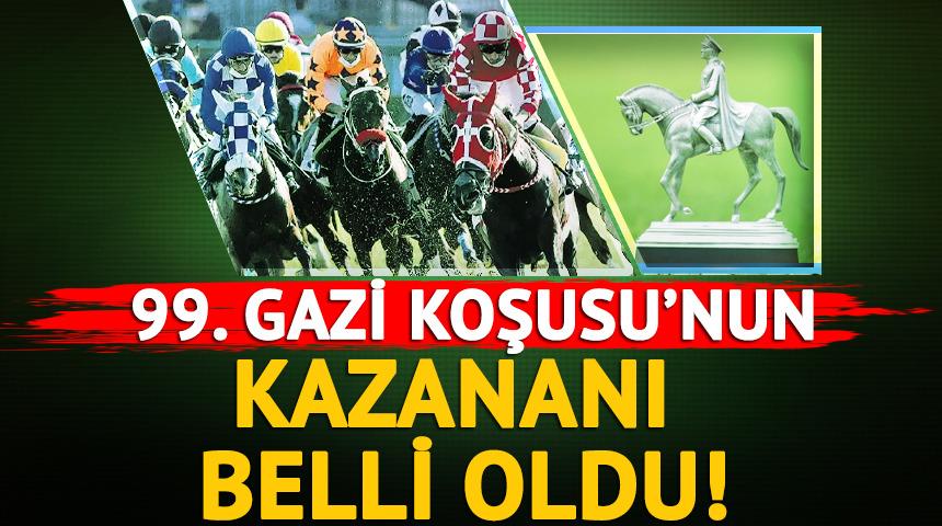 Veliefendi Hipodromu'nda koşulan 99'uncu tarihi Gazi Koşusu'nu Cutha ile Ahmet Çelik kazandı!