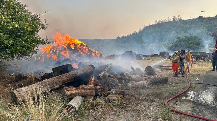 Antalya Aksu'da orman yangını! Çok sayıda ekip sevk edildi