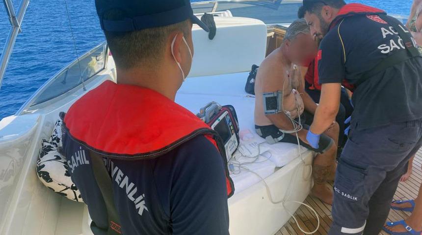 Yer: Fethiye! 2 vatandaşa denizden tıbbi tahliye gerçekleştirildi
