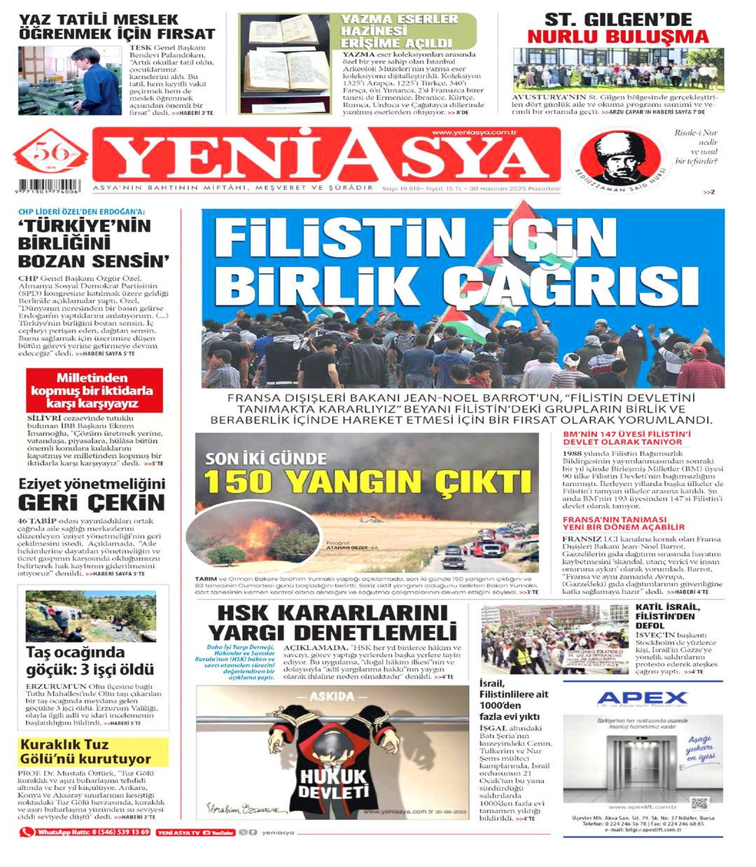 Yeni Asya Gazetesi