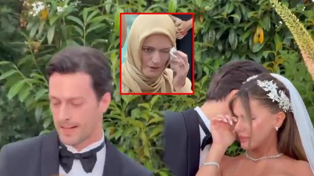  Feyyaz Şerifoğlu ve spiker Merve Dinçkol evlendi! Gözyaşlarını tutamadılar... Gelinlik çok konuşuldu