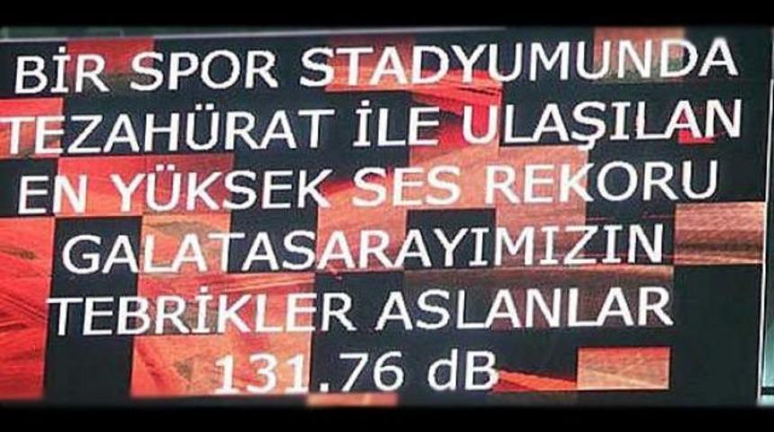 Galatasaray resmen Guinness'de!