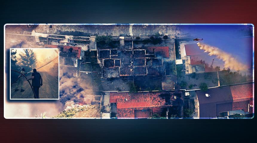 Orman yangınlarının boyutu gün ağarınca ortaya çıktı! Lüks siteler küle döndü, yangının çıkış sebebini duyanlar çileden çıktı