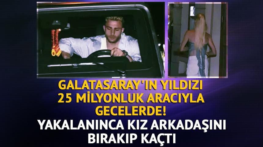 Ünlü futbolcu yakalanınca kız arkadaşını bırakıp gitti! 25 milyonluk aracına bir bakan bir daha baktı