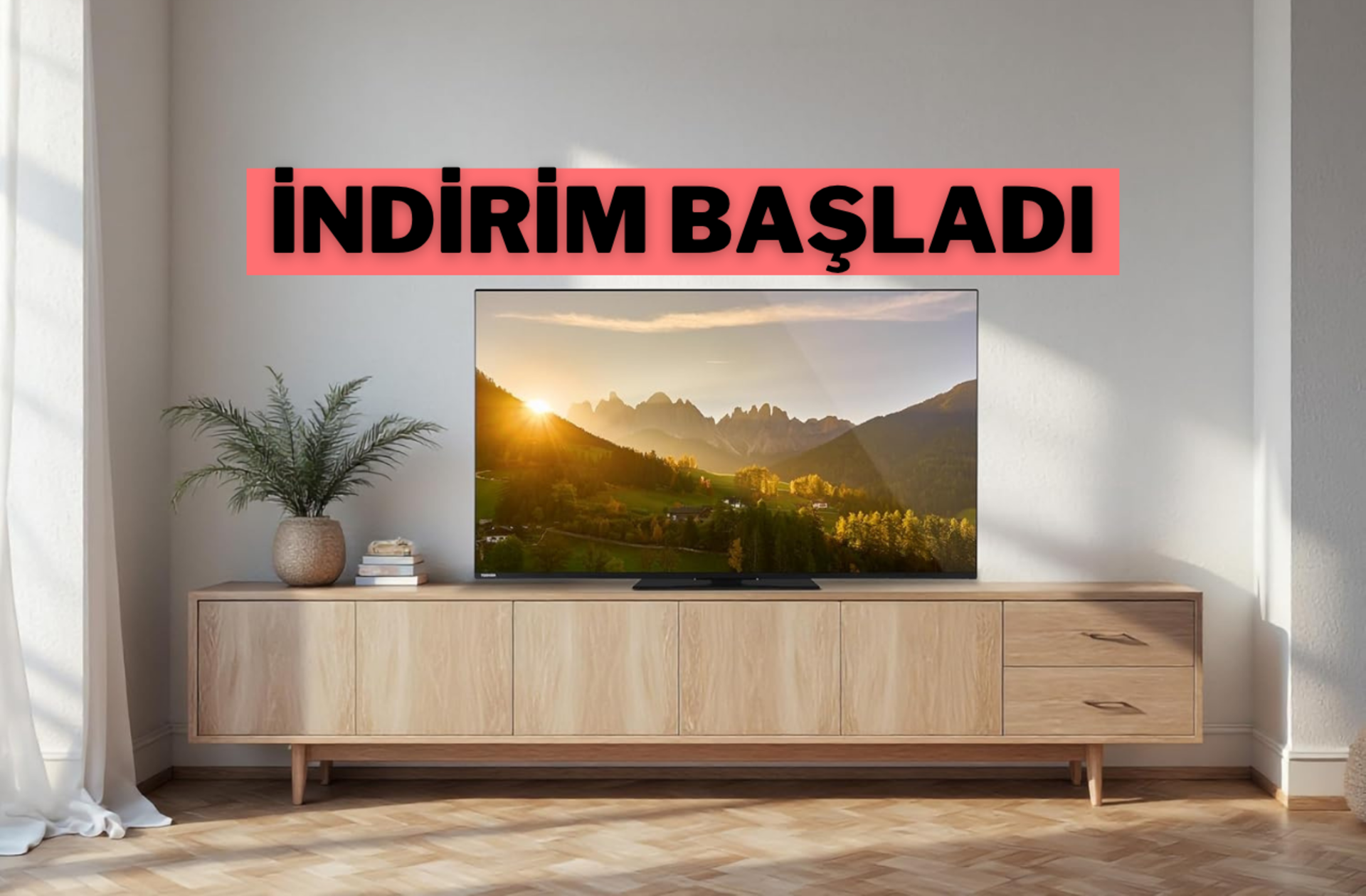 Toshiba VIDAA 43UV3463DT 43" Akıllı TV'de indirim var