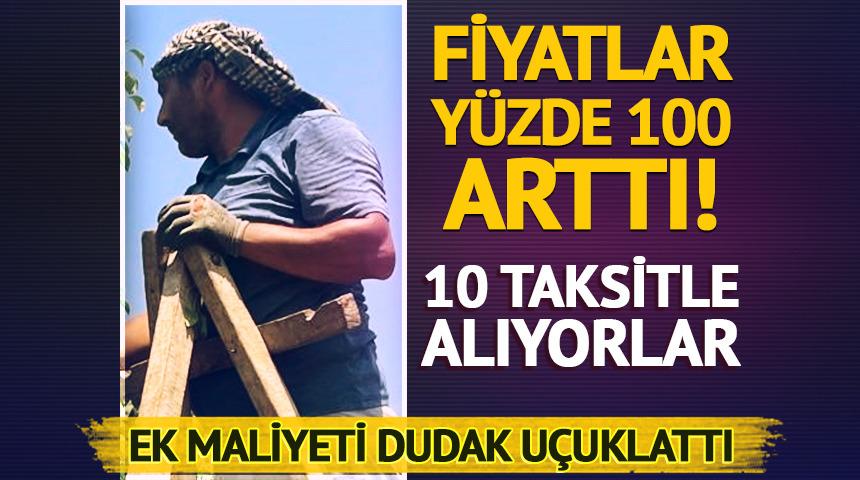 Fiyatlar yüzde 100 arttı! 10 taksitle alıyorlar