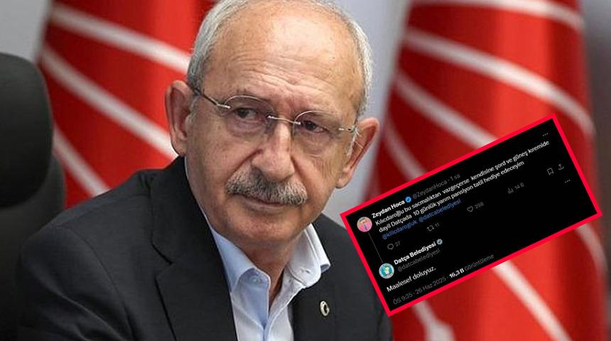 Kılıçdaroğlu paylaşımı belediye çalışanının başını yaktı! Datça Belediyesi admini işten çıkardı... Kılıçdaroğlu'ndan anında yanıt geldi: "Hakkımı helal ediyorum"