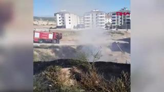 Elazığ'da yangın!  30 dönümlük alan kül oldu