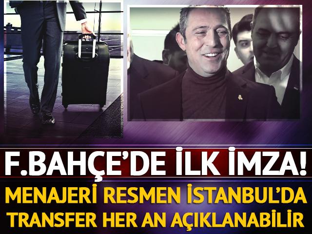 Menajeri geldi, transfer her an açıklanabilir! F.Bahçe'de ilk imza...