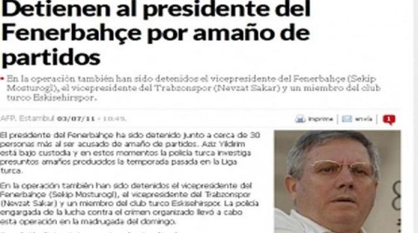 Şike kaosu d&uuml;nya basınında!