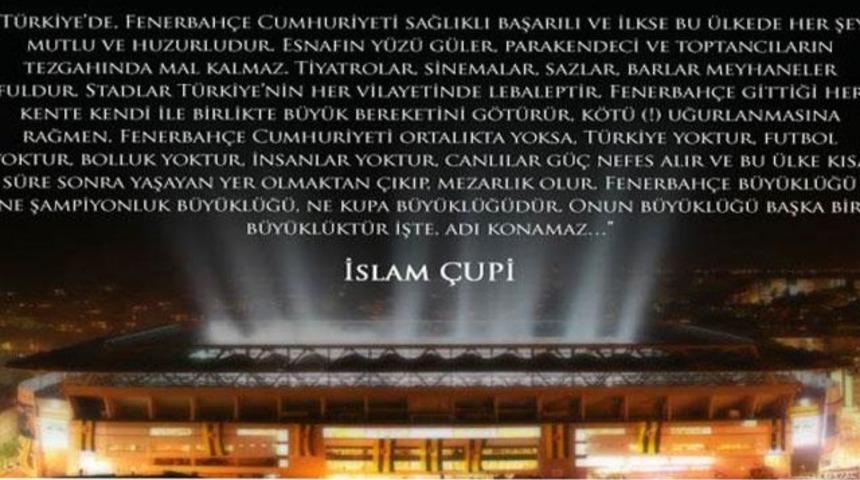 Fenerbah&ccedil;e'den tepki