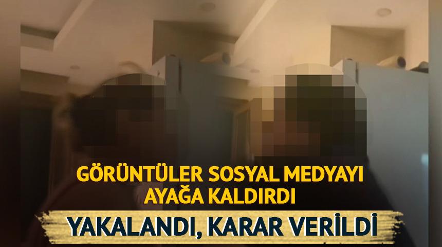 Görüntüler sosyal medyayı ayağa kaldırdı! Yakalandı, karar verildi