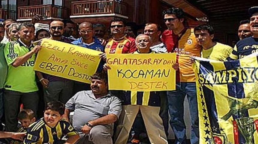 F.Bah&ccedil;e'ye Topuk Yaylası'nda G.Saray taraftarından s&uuml;rpriz!