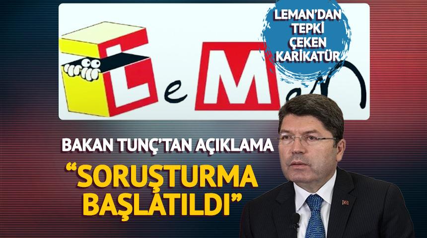 Leman'dan tepki çeken karikatür! Gözaltılar var