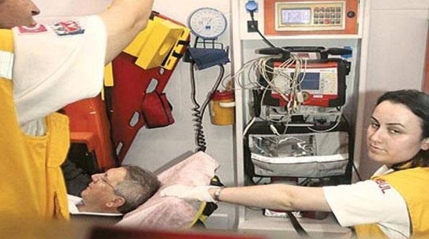 'Başkan &ouml;l&uuml;yor kurtarın'