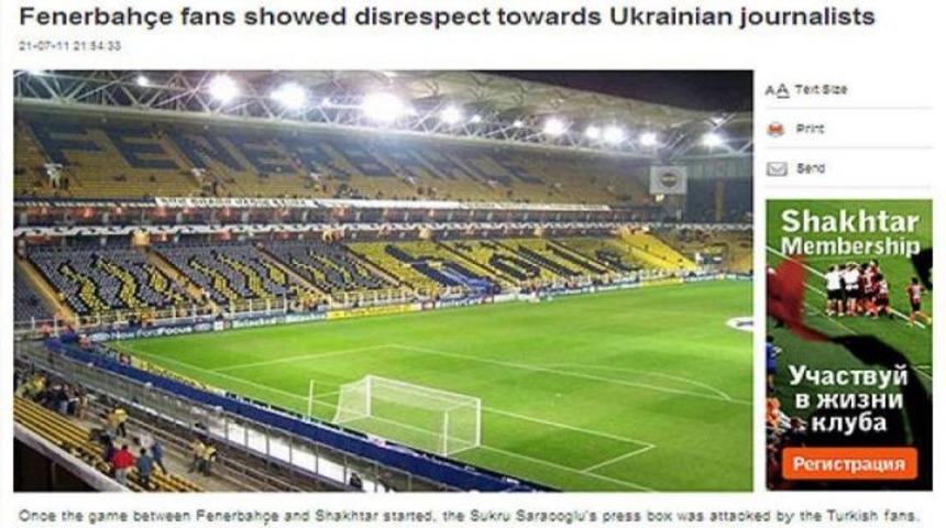 Shakhtar'dan F.Bah&ccedil;e'ye tepki! (Video-Galeri)