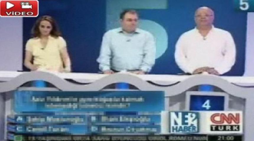 F.Bah&ccedil;e sorusu yarışmayı bitirdi! (Video)