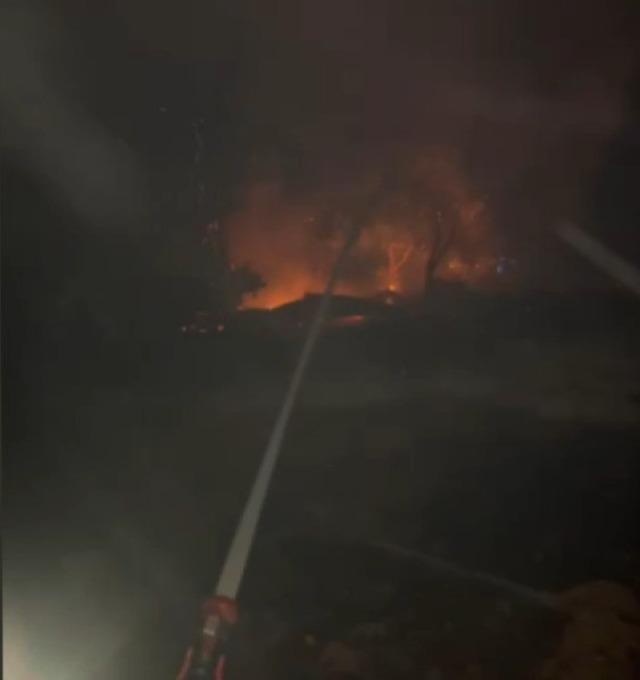 Kahramanmaraş’ta bahçe yangını 1