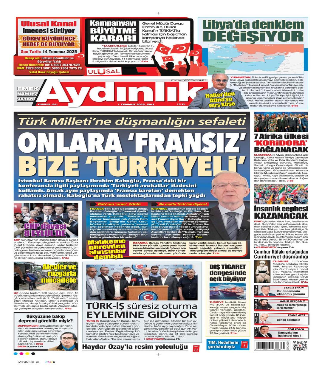 Aydınlık Gazetesi