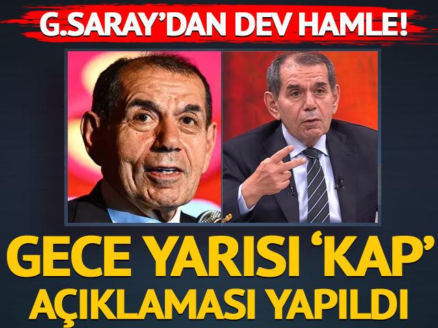 Galatasaray'dan dev hamle! Gece yarısı 'KAP' açıklaması geldi