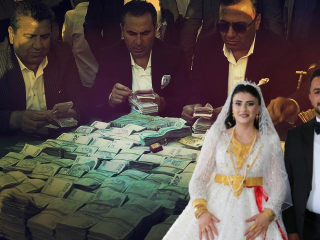 En görkemli aşiret düğünü! Takı 5 saat sürdü, 14 kişi anca sayabildi... Ortaya çıkan rakam ağızları açık bıraktı