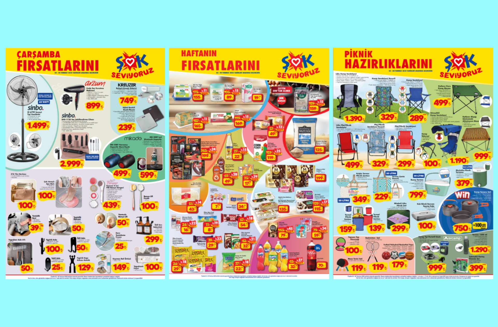 ŞOK'a Sinbo vantilatör geliyor! 2 Temmuz 2025 ŞOK Aktüel Ürünler Kataloğu