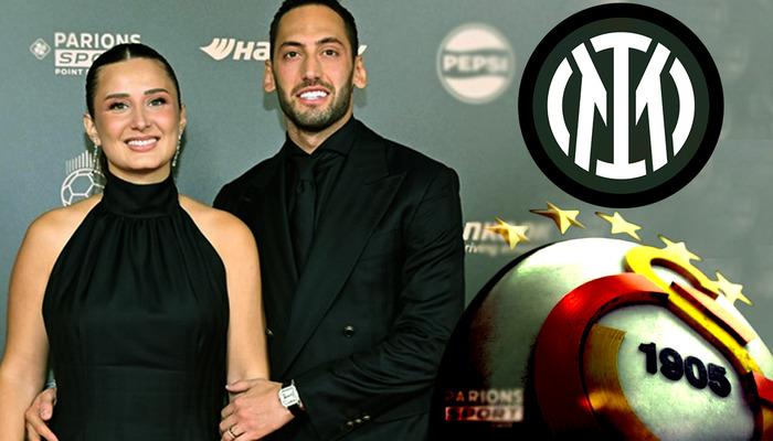 Hakan Çalhanoğlu'nun eşinden olay yaratan paylaşım!
