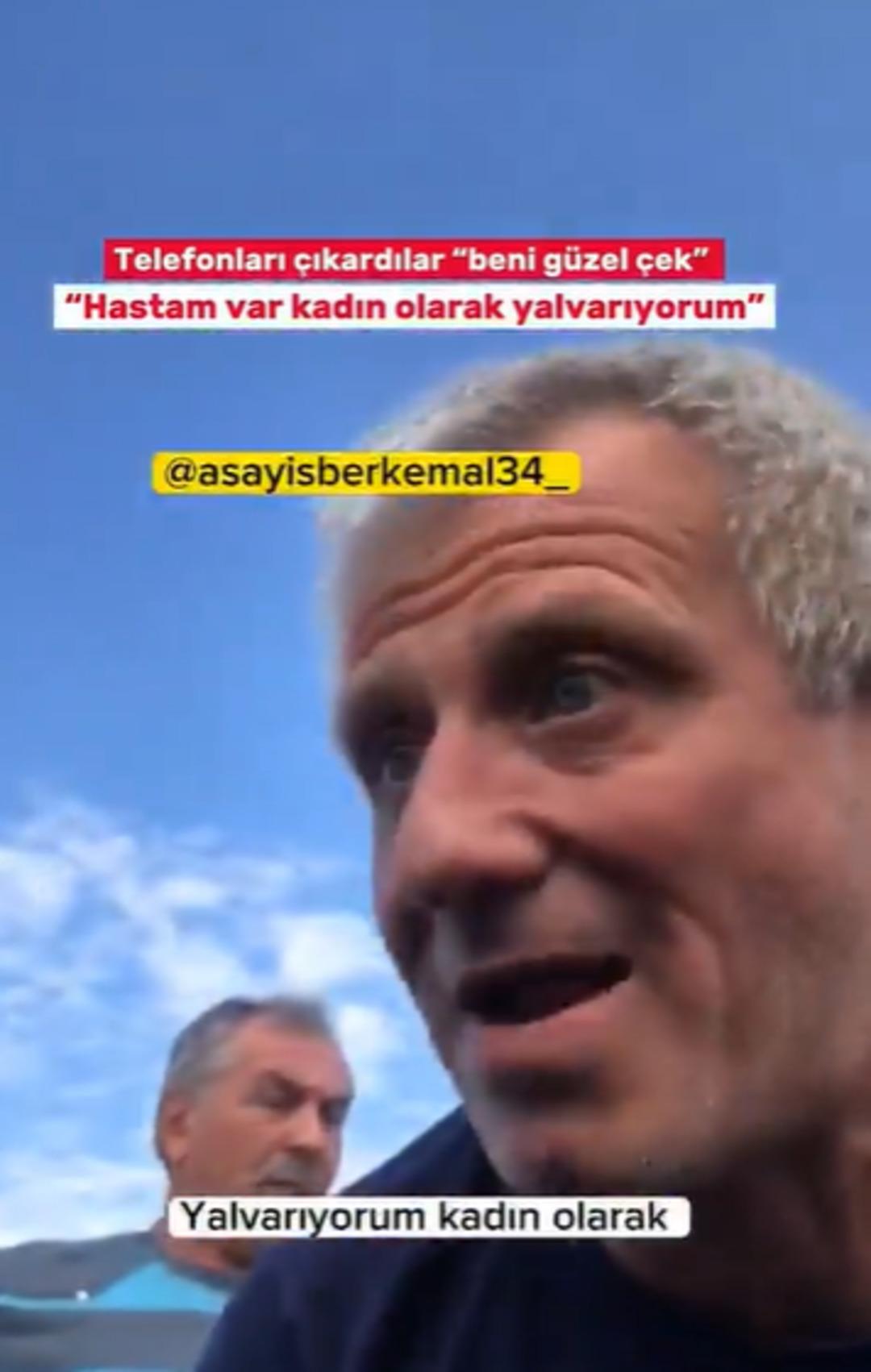 Olay görüntüler! Hastaneye yetişmeye çalışıyordu, önü kesildi! Yalvarsa da kimse dinlemedi: “Beni güzel çek” 1