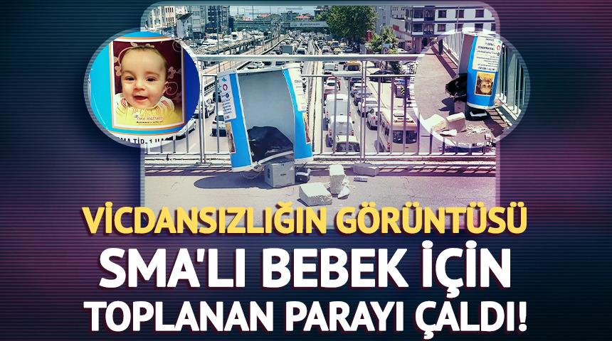 SMA'lı bebek için toplanan parayı çaldı! 