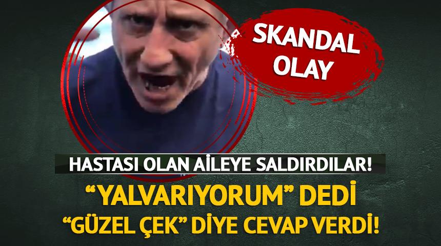 Olay görüntüler! Hastaneye yetişmeye çalışıyordu, önü kesildi! Yalvarsa da kimse dinlemedi: “Beni güzel çek”