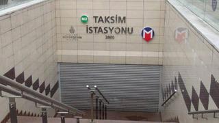 Valilik duyurdu: Taksim'deki metro istasyonları geçici süreyle kapatıldı!