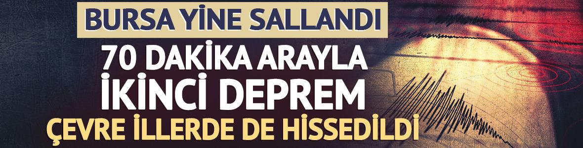 Son dakika: AFAD duyurdu! Bursa'da korkutan depremler