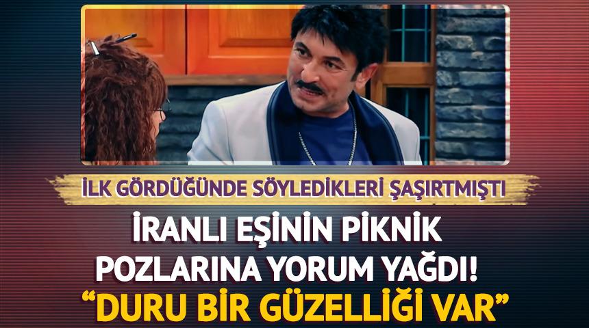 İranlı eşi Şiva Behrouzfar güzelliğiyle beğeni topladı