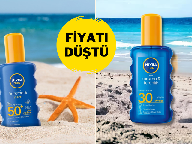 Plaj çantalarının olmazsa olmazı! Nivea güneş kremleri indirimde 