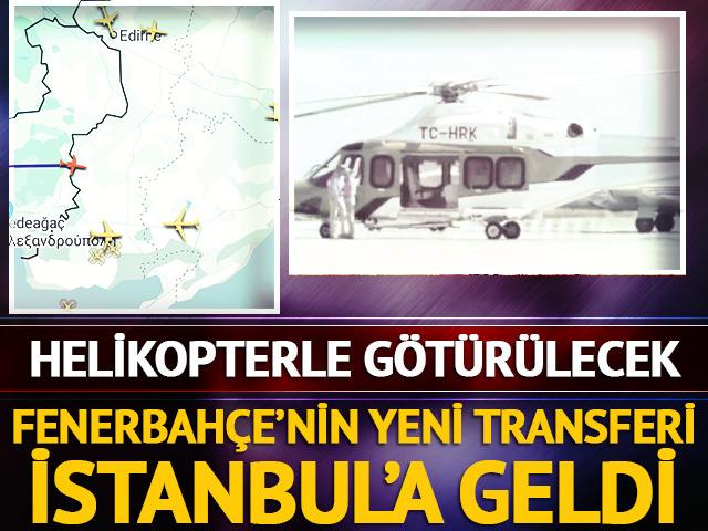 F.Bahçe'nin yeni transferi İstanbul'da!