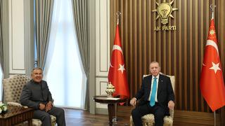 Cumhurbaşkanı Erdoğan, Tataristan Cumhuriyeti Reisi Minnihanov'u kabul etti