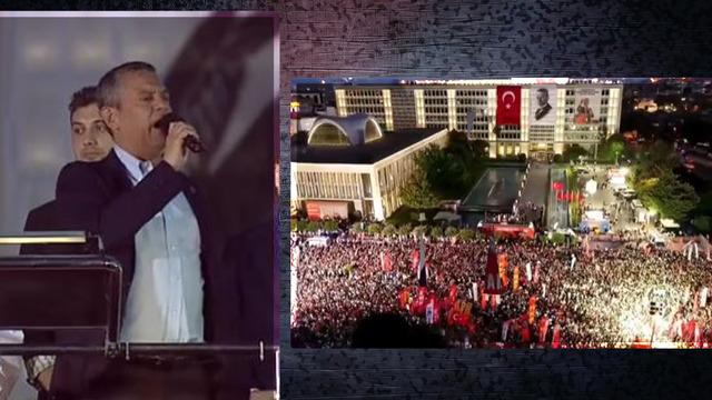 Özgür Özel, CHP'nin Saraçhane mitinginde konuştu: "Dünya siyasi tarihinin en büyük imza kampanyasını yapıyoruz, sayı 20 milyonu geçti"