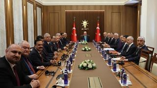 Cumhurbaşkanı Erdoğan, Irak Temsilciler Meclisi Başkanı Meşhedani'yi kabul etti