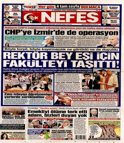 Nefes
 Gazetesi oku