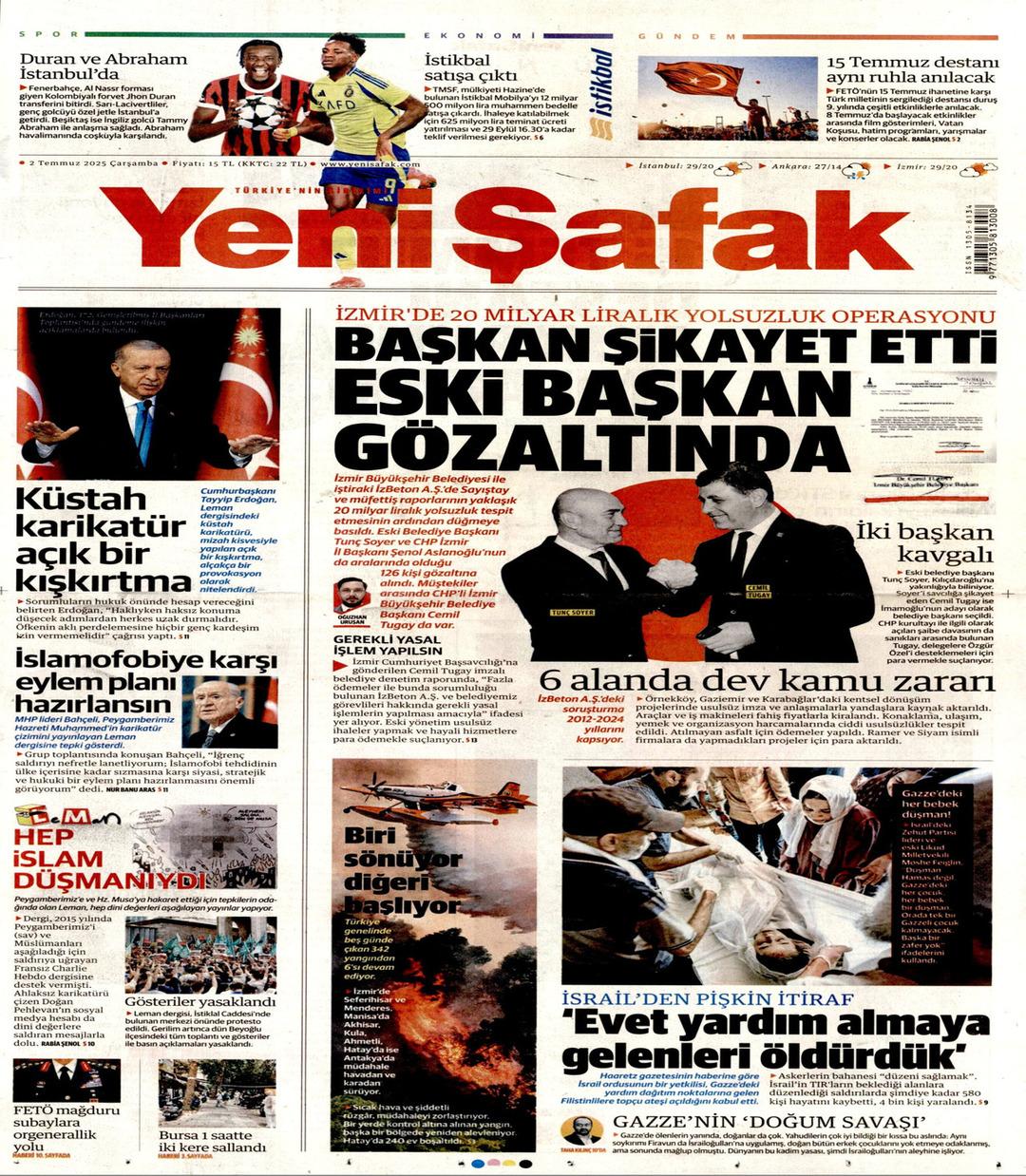 Yeni Şafak Gazetesi