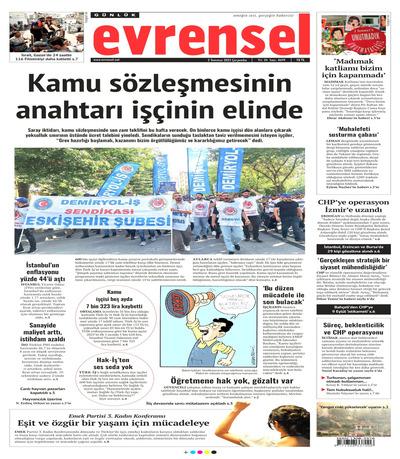Evrensel
 Gazetesi oku