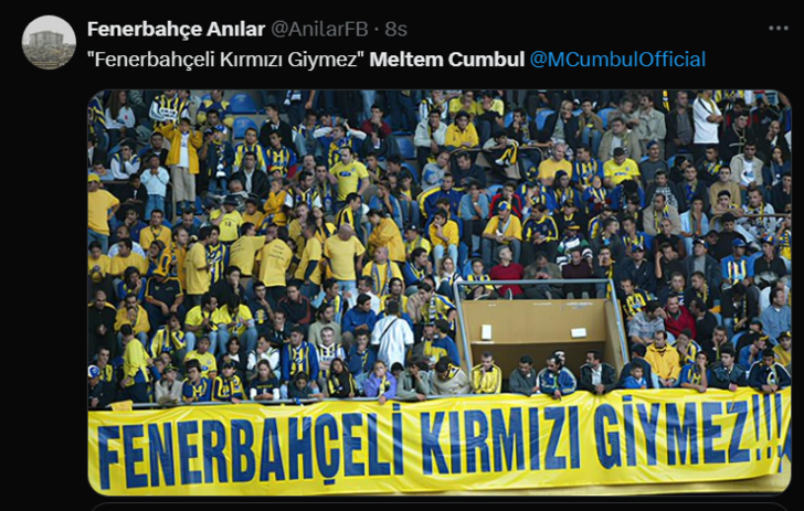 Meltem Cumbul, Fenerbahçe'nin forma lansmanında seçtiği elbisenin rengiyle tepki çekti! G2