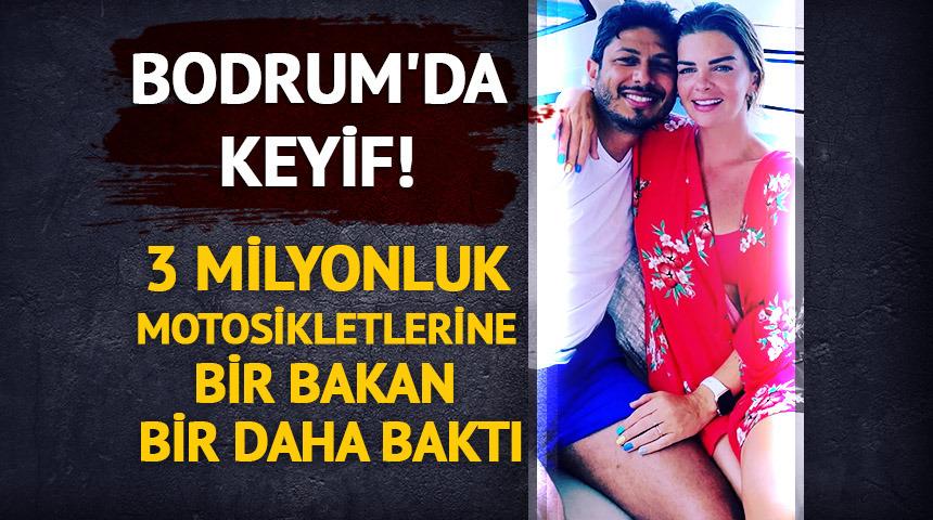 Bodrum'da keyif! 3 milyonluk motosikletlerine bir bakan bir daha baktı